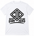 Cash Over Dummies Graphic T-Shirt White & Black/ Unisex Short Sleeve